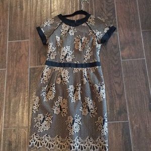 Nanette Lepore size 6 lace overlay dress